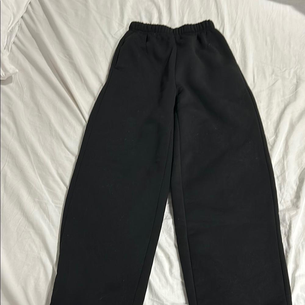 Black Elastic Waist Pants